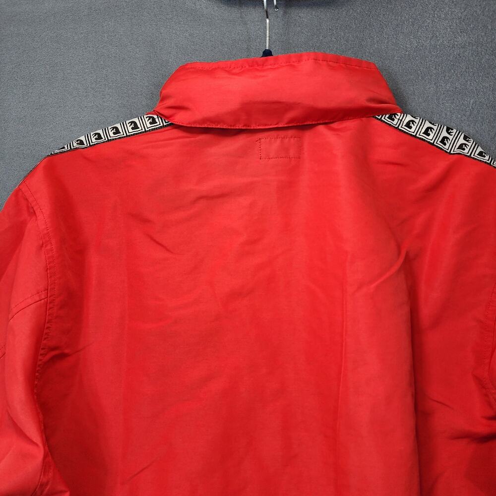 OBEY Worldwide Mens Jacket Large Red Windbreaker Hooded Outdoor Hiking Gorpcore - Picture 14 of 16